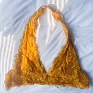 Free People Galloon Halter Bra